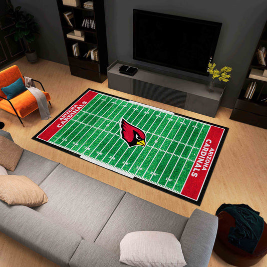 Arizona Cardinals 6 ft. x 10 ft. Plush Area Rug - Arizona Cardinals
