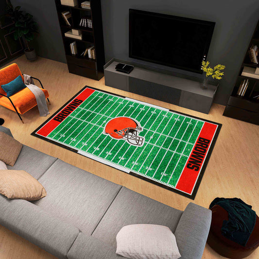 Cleveland Browns 6 ft. x 10 ft. Plush Area Rug - Cleveland Browns