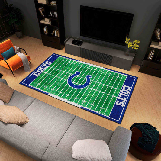 Indianapolis Colts 6 ft. x 10 ft. Plush Area Rug - Indianapolis Colts