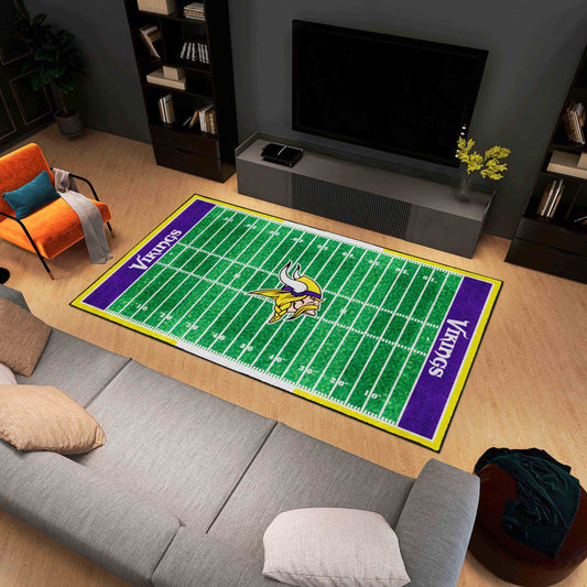 Minnesota Vikings 6 ft. x 10 ft. Plush Area Rug