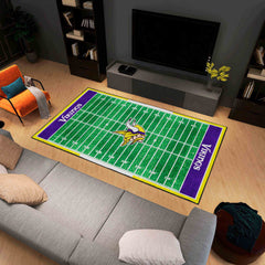 Minnesota Vikings 6 ft. x 10 ft. Plush Area Rug