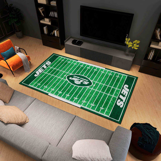 New York Jets 6 ft. x 10 ft. Plush Area Rug - New York Jets