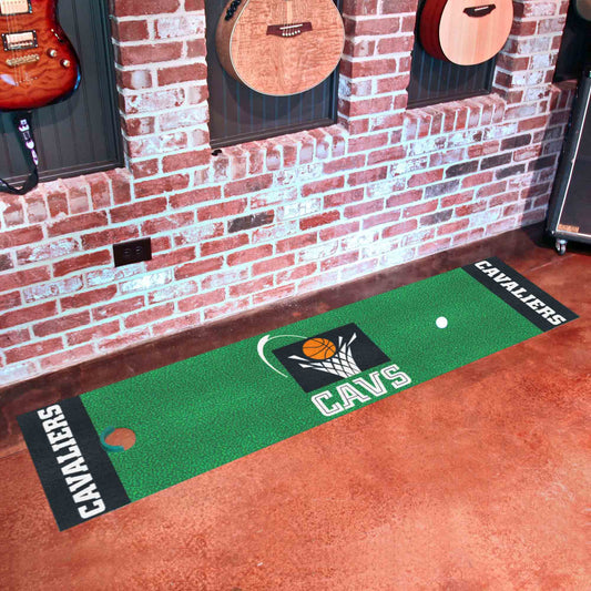 NBA Retro Cleveland Cavaliers Putting Green Mat - 1.5ft. x 6ft. - Cleveland Cavaliers