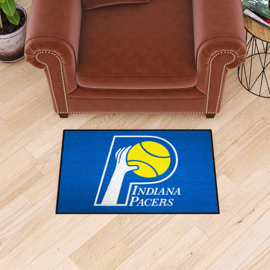 NBA Retro Indiana Pacers Starter Mat Accent Rug - 19in. x 30in. - Indiana Pacers