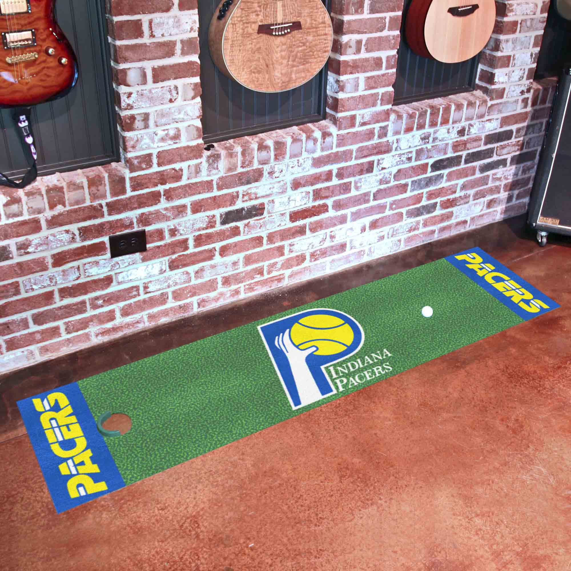 NBA Retro Indiana Pacers Putting Green Mat - 1.5ft. x 6ft. - Indiana Pacers