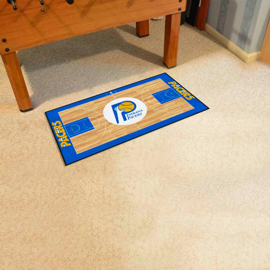 NBA Retro Indiana Pacers Court Runner Rug - 24in. x 44in. - Indiana Pacers