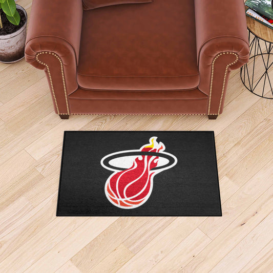 NBA Retro Miami Heat Starter Mat Accent Rug - 19in. x 30in. - Miami Heat
