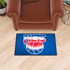NBA Retro New Jersey Nets Starter Mat Accent Rug - 19in. x 30in. - New Jersey Nets