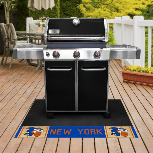 NBA Retro New York Knickerbockers Vinyl Grill Mat - 26in. x 42in. - New York Knickerbockers
