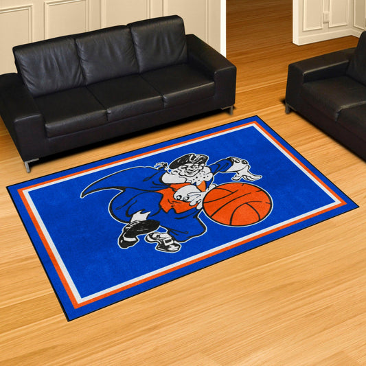 NBA Retro New York Knickerbockers 5ft. x 8 ft. Plush Area Rug - New York Knickerbockers