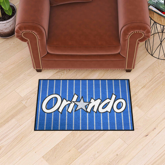 NBA Retro Orlando Magic Starter Mat Accent Rug - 19in. x 30in. - Orlando Magic
