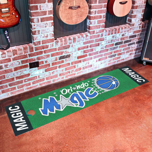NBA Retro Orlando Magic Putting Green Mat - 1.5ft. x 6ft. - Orlando Magic