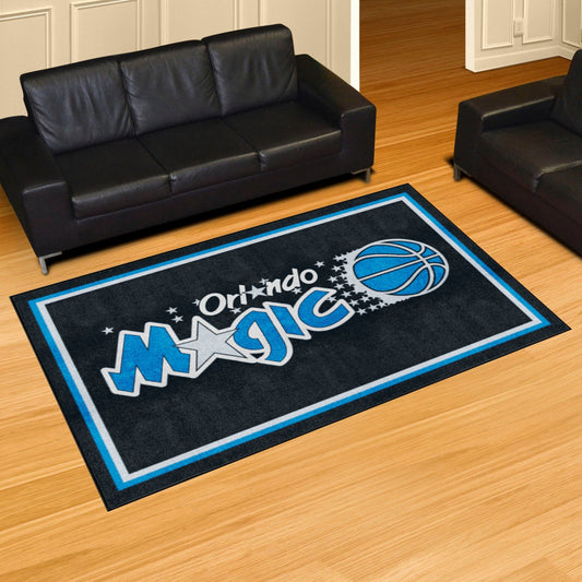 NBA Retro Orlando Magic 5ft. x 8 ft. Plush Area Rug - Orlando Magic