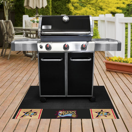 NBA Retro Philadelphia 76ers Vinyl Grill Mat - 26in. x 42in. - Philadelphia 76ers