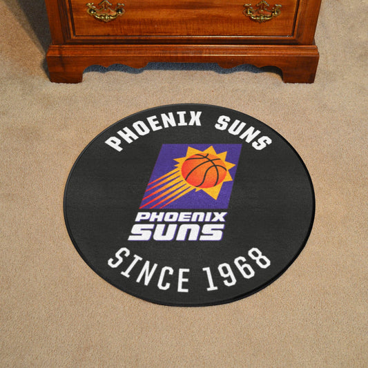 NBA Retro Phoenix Suns Roundel Rug - 27in. Diameter - Phoenix Suns
