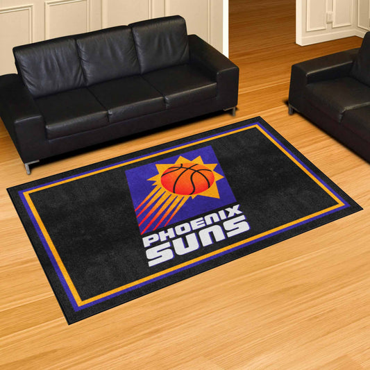 NBA Retro Phoenix Suns 5ft. x 8 ft. Plush Area Rug - Phoenix Suns