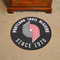 NBA Retro Portland Trail Blazers Roundel Rug - 27in. Diameter - Portland Trail Blazers