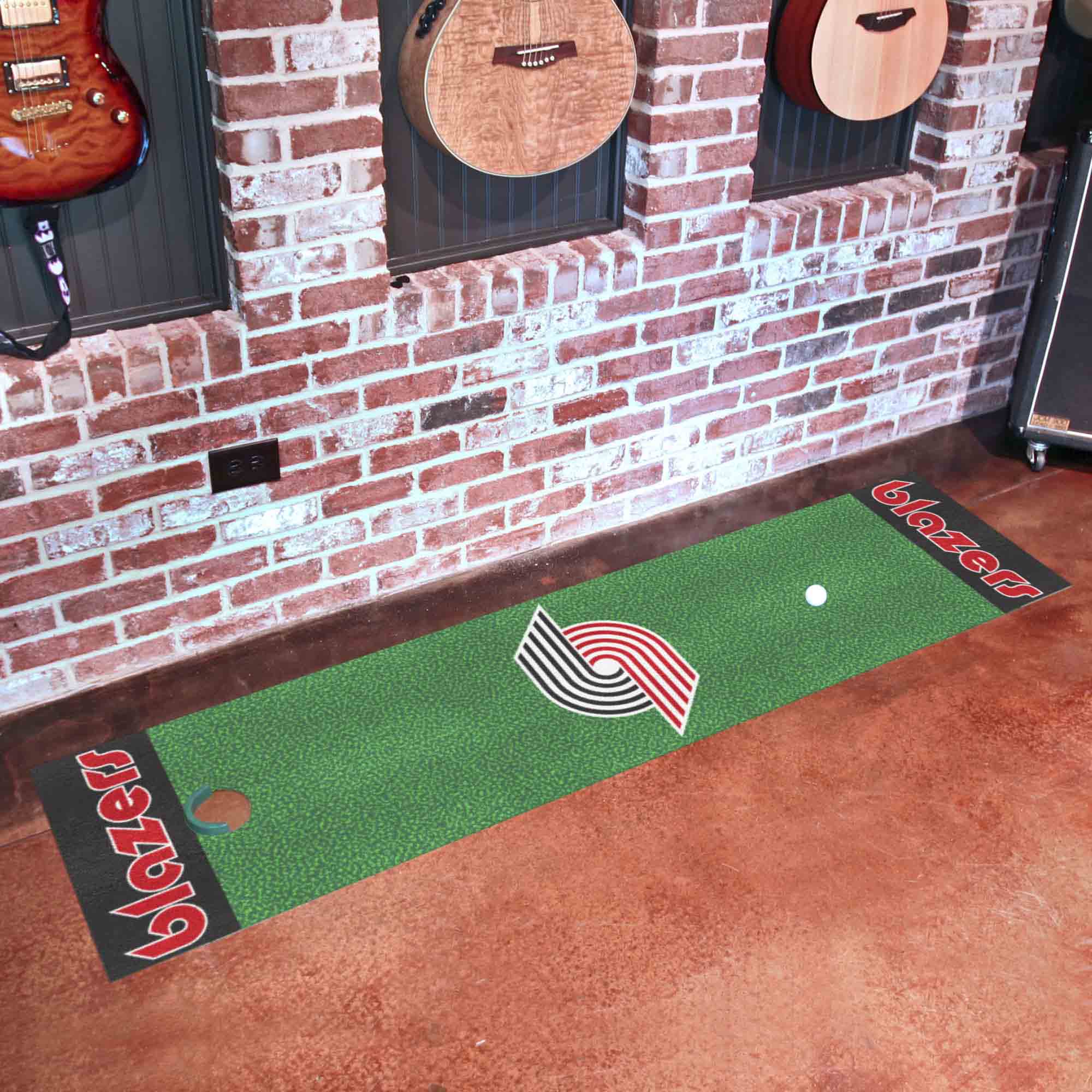 NBA Retro Portland Trail Blazers Putting Green Mat - 1.5ft. x 6ft. - Portland Trail Blazers