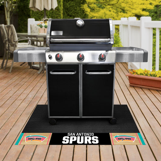 NBA Retro San Antonio Spurs Vinyl Grill Mat - 26in. x 42in. - San Antonio Spurs