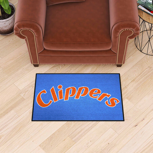 NBA Retro San Diego Clippers Starter Mat Accent Rug - 19in. x 30in. - San Diego Clippers