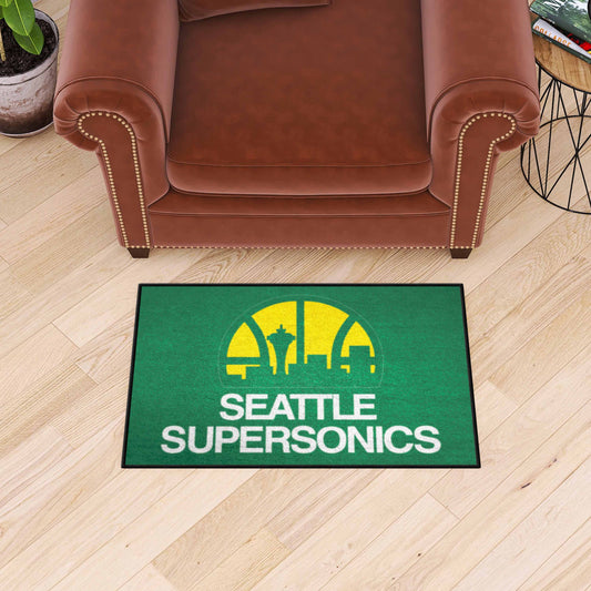 NBA Retro Seattle Supersonics Starter Mat Accent Rug - 19in. x 30in. - Seattle Supersonics