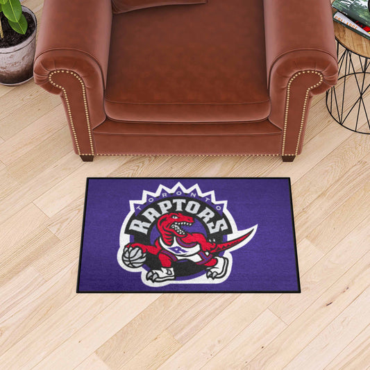 NBA Retro Toronto Raptors Starter Mat Accent Rug - 19in. x 30in. - Toronto Raptors