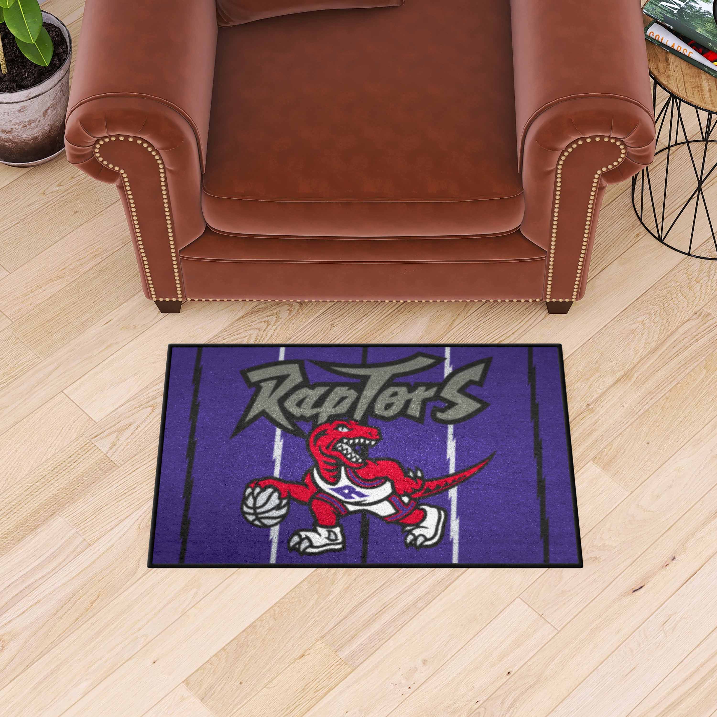 NBA Retro Toronto Raptors Starter Mat Accent Rug - 19in. x 30in. - Toronto Raptors