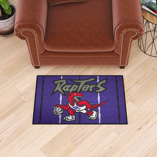 NBA Retro Toronto Raptors Starter Mat Accent Rug - 19in. x 30in. - Toronto Raptors