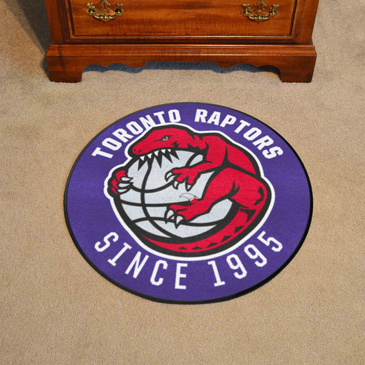 NBA Retro Toronto Raptors Roundel Rug - 27in. Diameter - Toronto Raptors