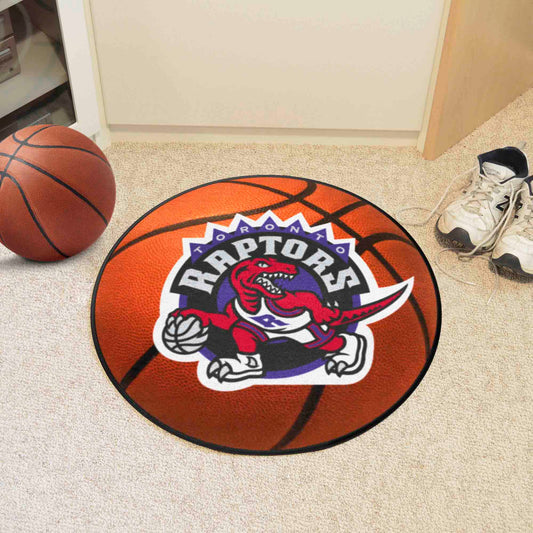 NBA Retro Toronto Raptors Basketball Rug - 27in. Diameter - Toronto Raptors