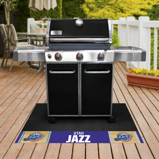 NBA Retro Utah Jazz Vinyl Grill Mat - 26in. x 42in. - Utah Jazz