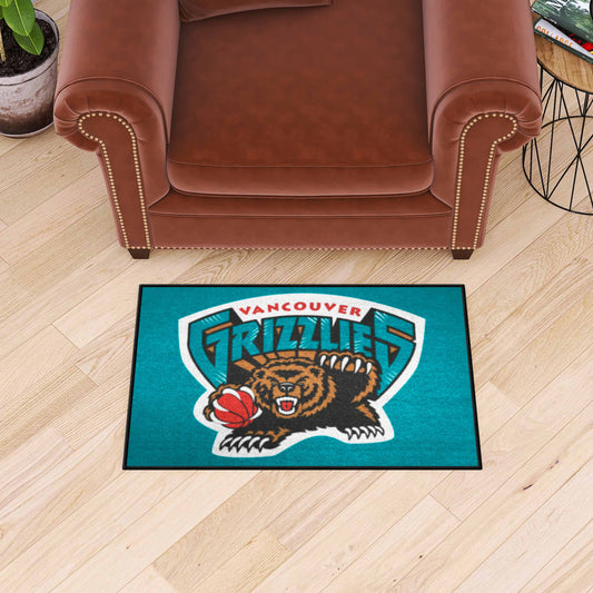 NBA Retro Vancouver Grizzlies Starter Mat Accent Rug - 19in. x 30in. - Vancouver Grizzlies