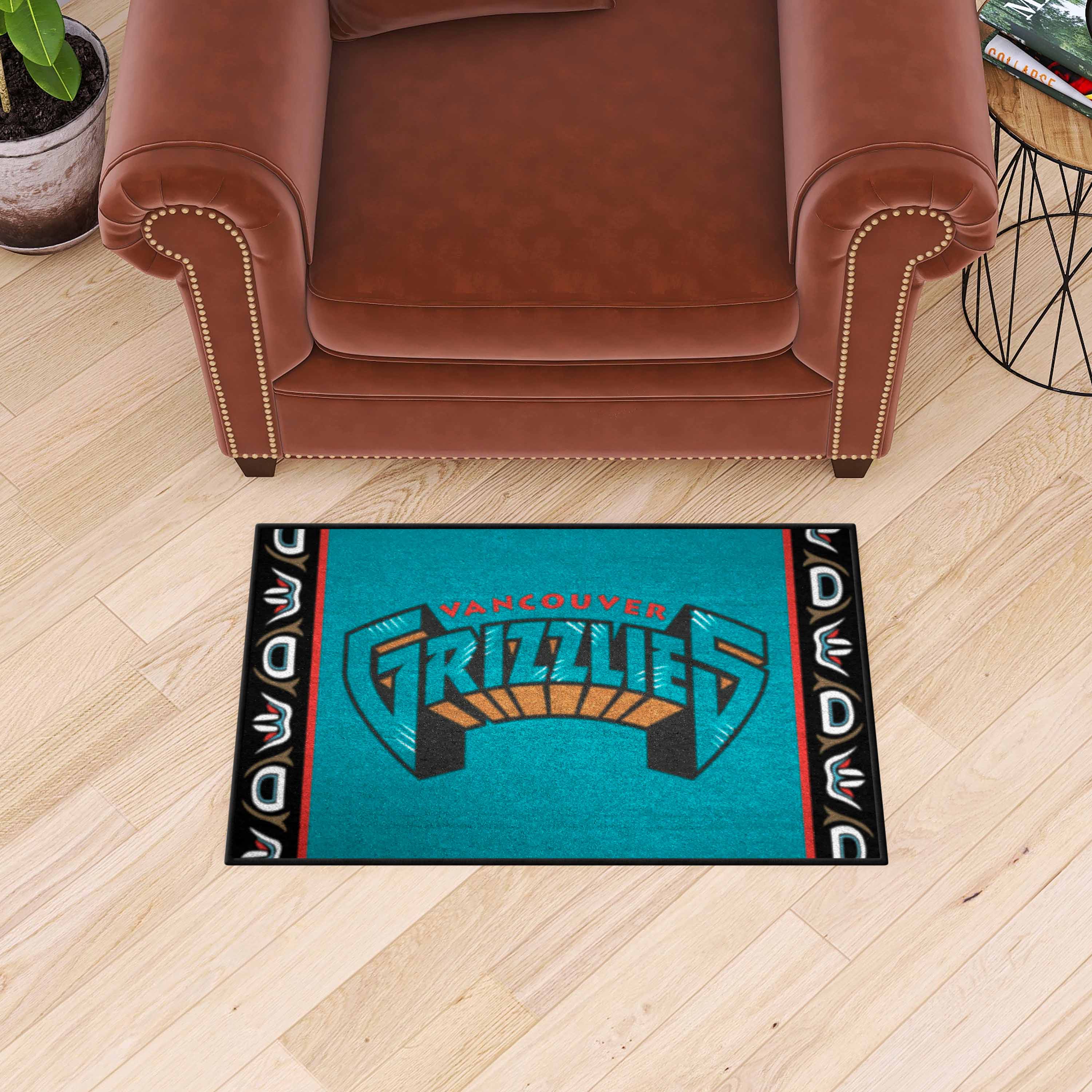 NBA Retro Vancouver Grizzlies Starter Mat Accent Rug - 19in. x 30in. - Vancouver Grizzlies