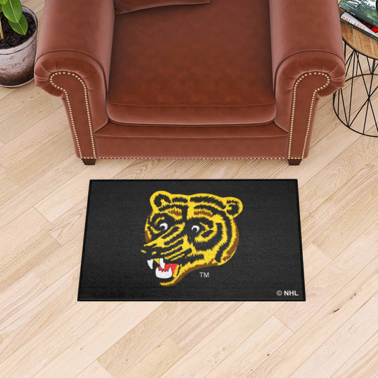 Retro NHL Boston Bruins Starter Mat Accent Rug - 19in. x 30in. - Boston Bruins