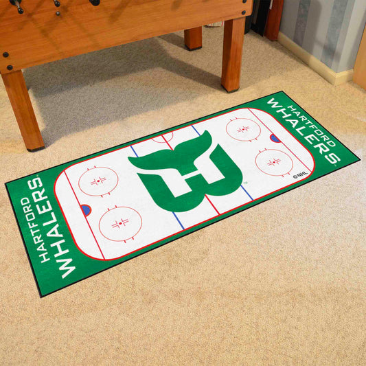 Retro NHL Hartford Whalers Rink Runner - 30in. x 72in. - Hartford Whalers