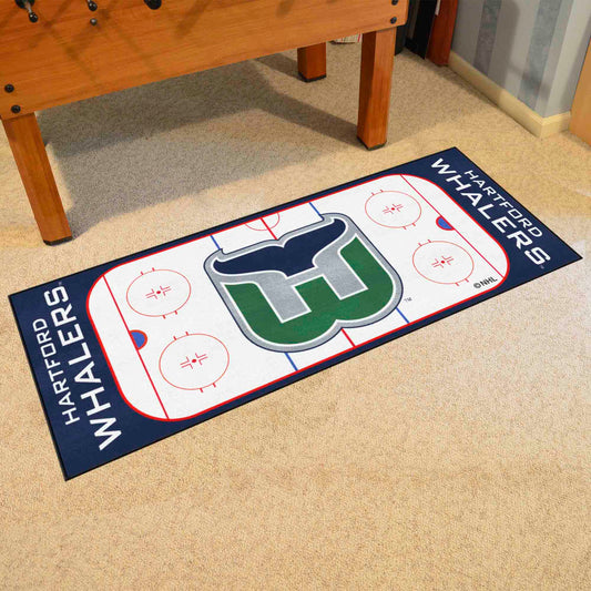 Retro NHL Hartford Whalers Rink Runner - 30in. x 72in. - Hartford Whalers