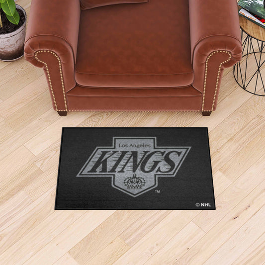 Retro NHL Los Angeles Kings Starter Mat Accent Rug - 19in. x 30in. - Los Angeles Kings