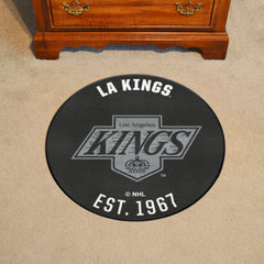Retro NHL Los Angeles Kings Roundel Rug - 27in. Diameter - Los Angeles Kings