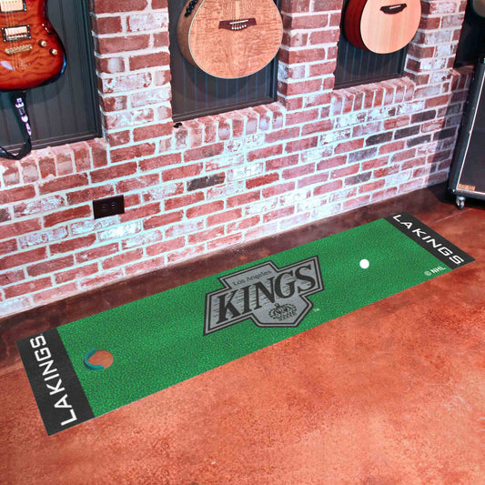 Retro NHL Los Angeles Kings Putting Green Mat - 1.5ft. x 6ft. - Los Angeles Kings