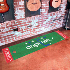 NHLRETRO Washington Capitals Putting Green Mat - 1.5ft. x 6ft. - Washington Capitals