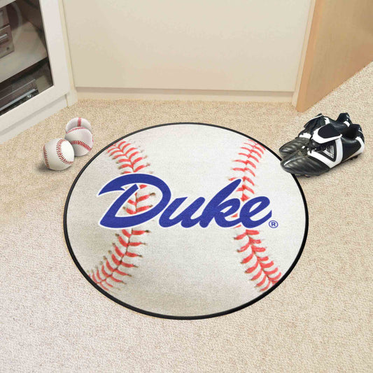 Duke Blue Devils Baseball Rug - 27in. Diameter - Duke