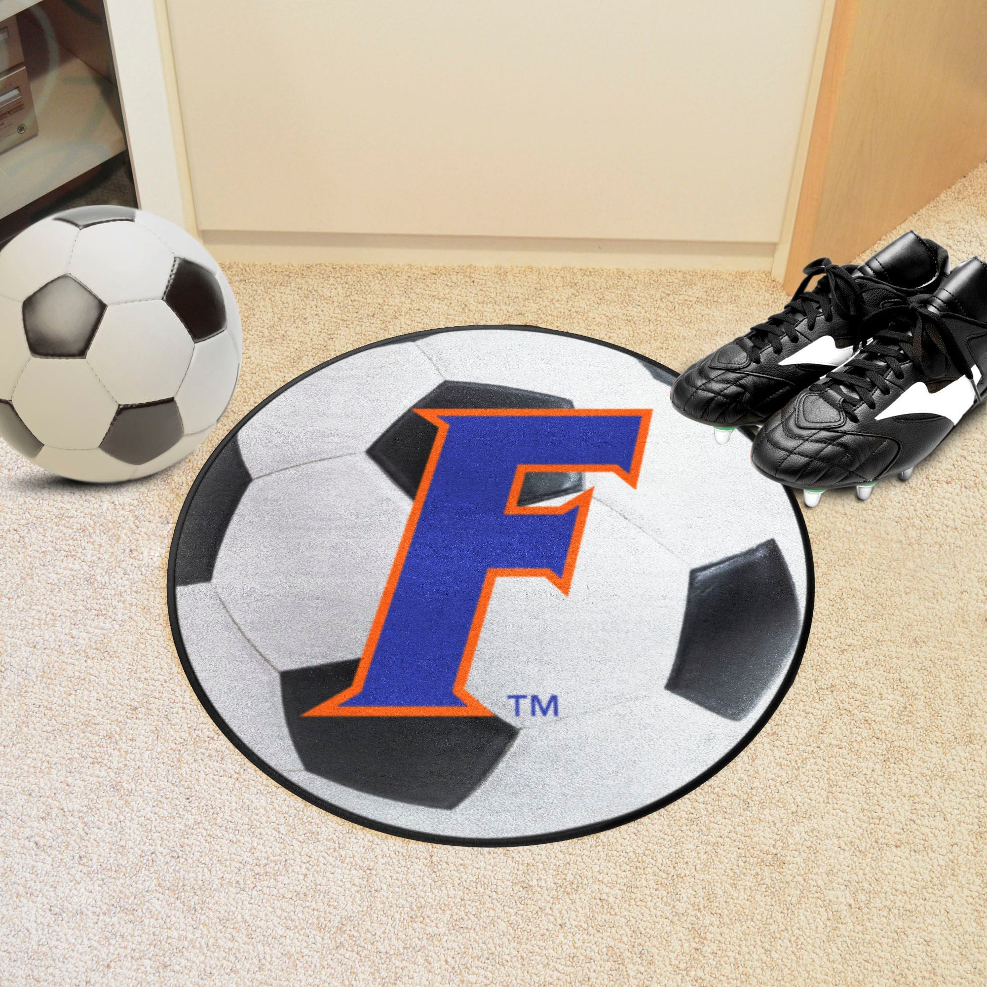 Florida Gators Soccer Ball Rug - 27in. Diameter - Florida