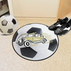 Georgia Tech Yellow Jackets Soccer Ball Rug - 27in. Diameter - Georgia Tech