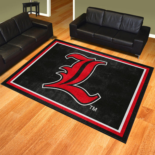 Louisville Cardinals 8ft. x 10 ft. Plush Area Rug - Louisville