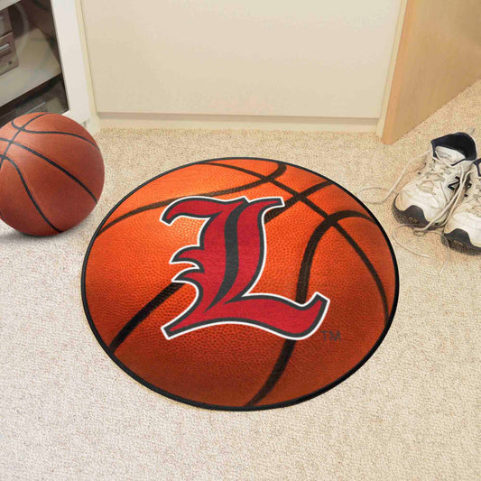 Louisville Cardinals Basketball Rug - 27in. Diameter - Louisville