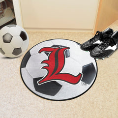 Louisville Cardinals Soccer Ball Rug - 27in. Diameter - Louisville