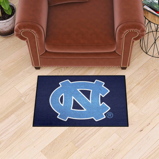 North Carolina Tar Heels Starter Mat Accent Rug, Navy Blue - 19in. x 30in. - North Carolina