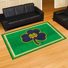 Notre Dame Fighting Irish 5ft. x 8 ft. Plush Area Rug, Clover Logo - Notre Dame