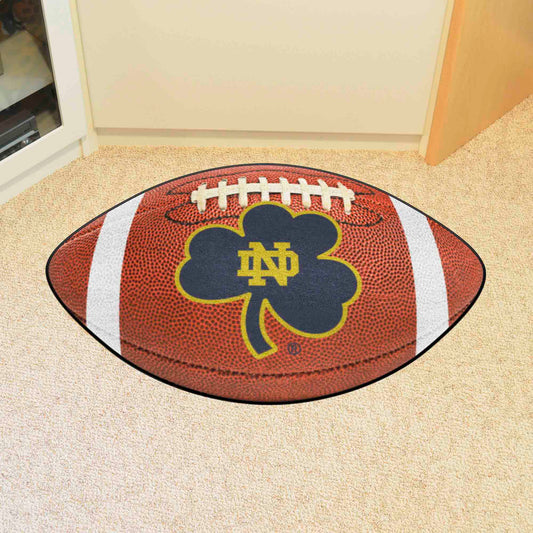 Notre Dame Fighting Irish Football Rug - 20.5in. x 32.5in. - Notre Dame