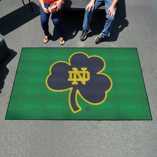 Notre Dame Fighting Irish Ulti-Mat Rug, Clover Logo - 5ft. x 8ft. - Notre Dame